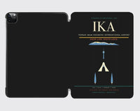 Thumbnail for Tehran Imam Khomeini International Airport (IKA) design on black ipad tablet case