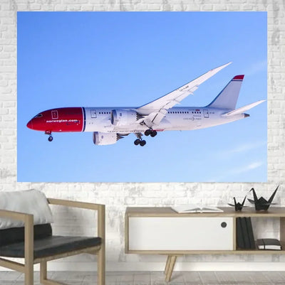 Norwegian Boeing 787 canvas - 1 Piece