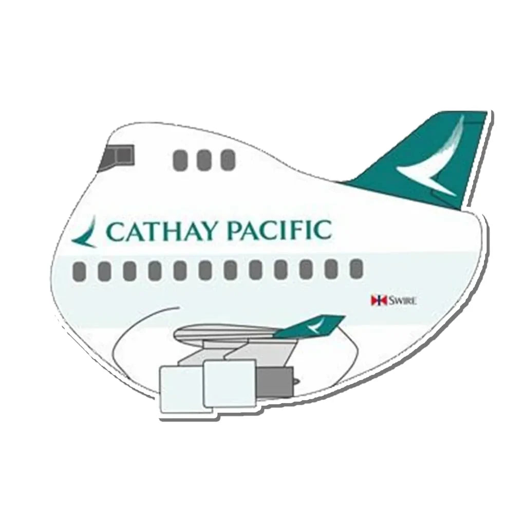 Cathay Pacific Boeing B747 Airplanes sticker, Wide 6cm (2.3inches)