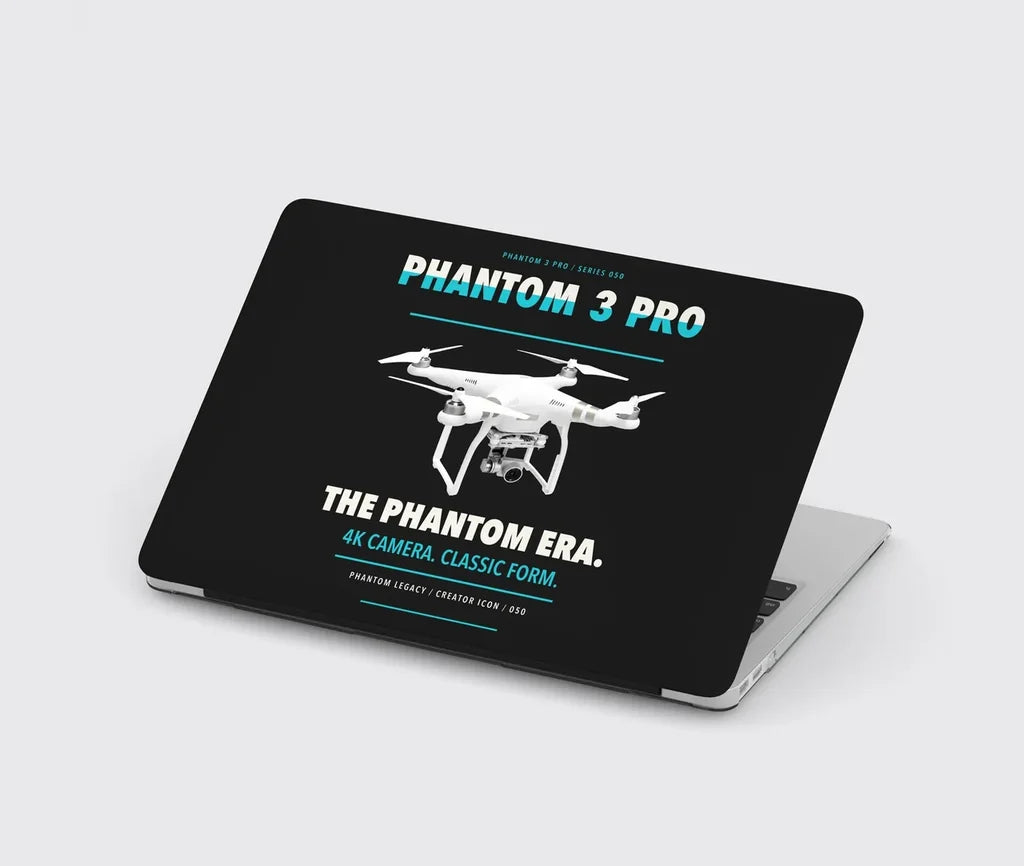 DJI Phantom 3 Professional design on black MacBook case