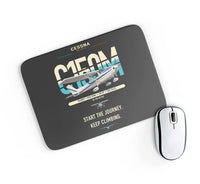 Thumbnail for Cessna 150M design on black rectangle mouse pad