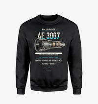 Thumbnail for AE 3007 design on black sweatshirt