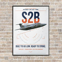 Thumbnail for Blackburn Buccaneer S2B vertical canvas print - framed - white background