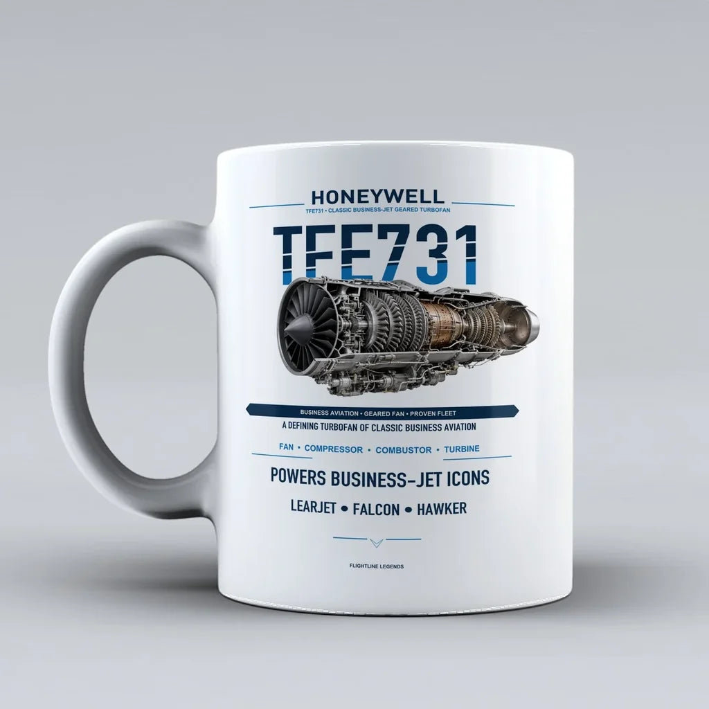 Mug design on white tfe731