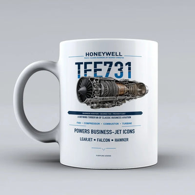 Mug design on white tfe731