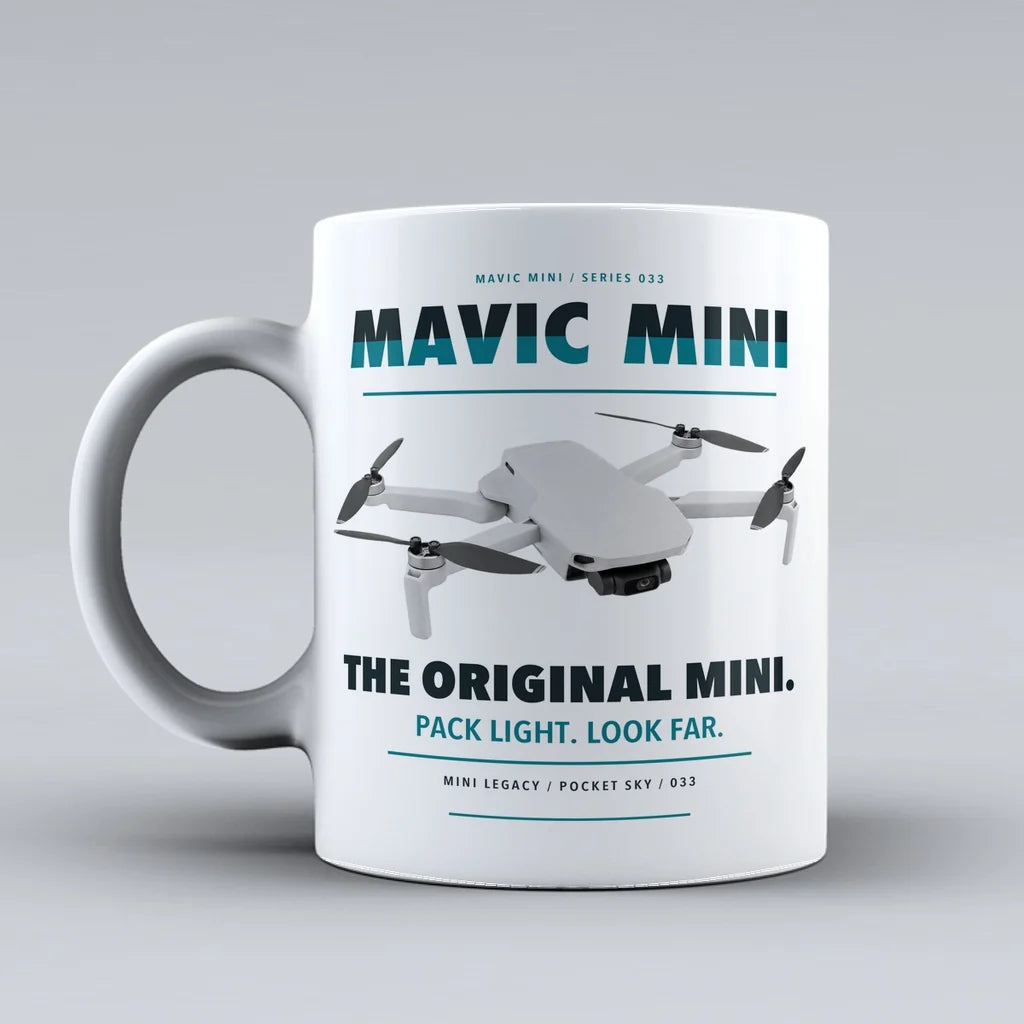 Mavic Mini Mug design on white dji