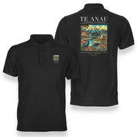 Thumbnail for TE ANAU - Poster - Double-Side Polo - Black