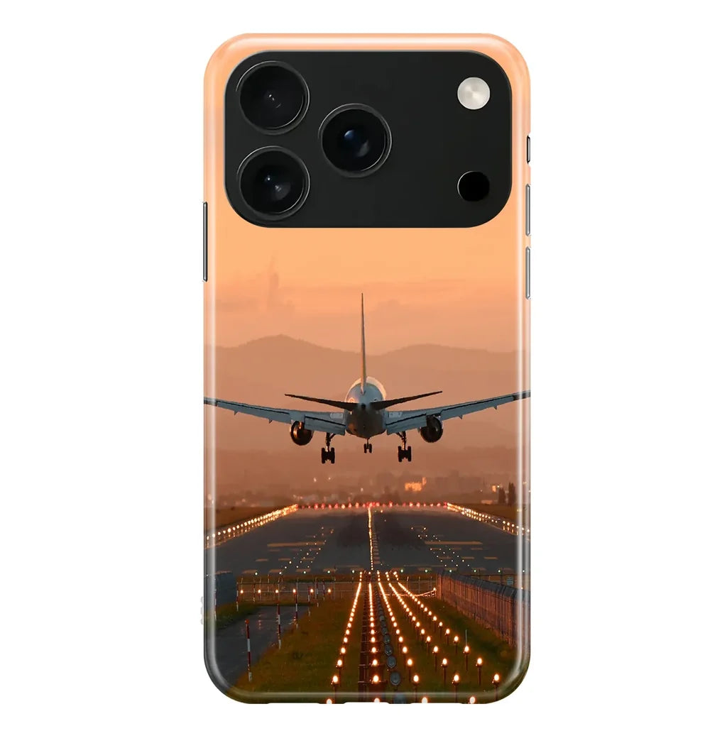 Super Cool Landing During Sunset iPhone Case
