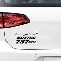 Thumbnail for The Boeing 737Max Car aviation design car sticker in weather-resistant vinyl.