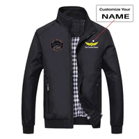 Thumbnail for Fighter Jet 16 - Death From Above aviation design printed on modern shell with tailored fit stylish jacket.