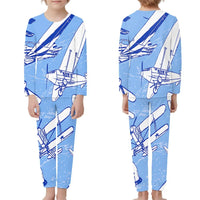 Thumbnail for Retro & Vintage Airplanes children pajamas - view 1