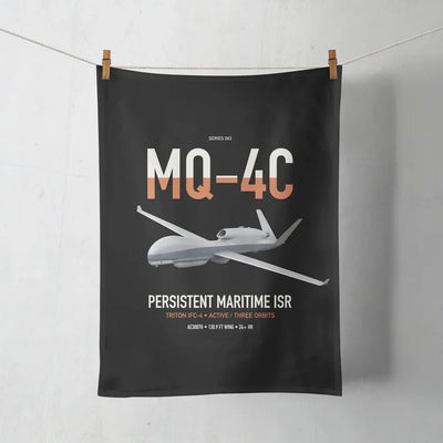 MQ-4C Triton IFC-4 design on black towel