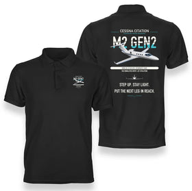 Cessna Citation M2 Gen2 Premium Polo T-Shirts