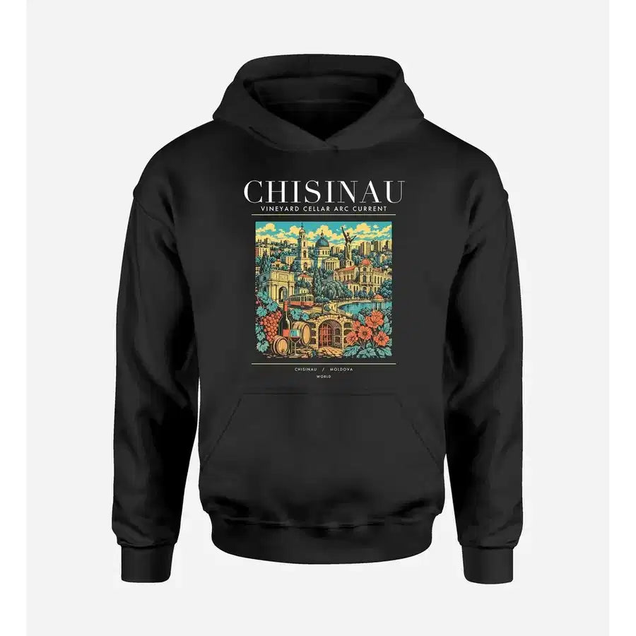 CHISINAU - Poster - Premium Hoodie - Black