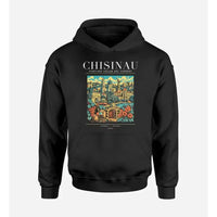 Thumbnail for CHISINAU - Poster - Premium Hoodie - Black
