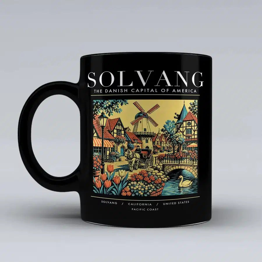 SOLVANG - Poster - Mug - Black