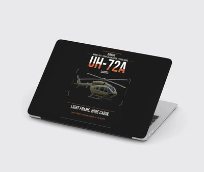 Airbus UH-72A Lakota design on black MacBook case