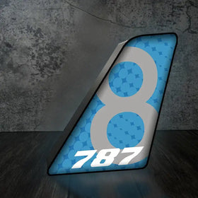 Boeing 787-8 Led Aircraft Tail & 3D Lamp