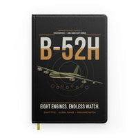 Thumbnail for B-52H Stratofortress design on black notebook