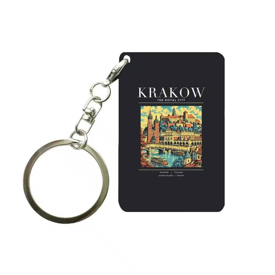 KRAKOW - Poster - Key Chain - Black