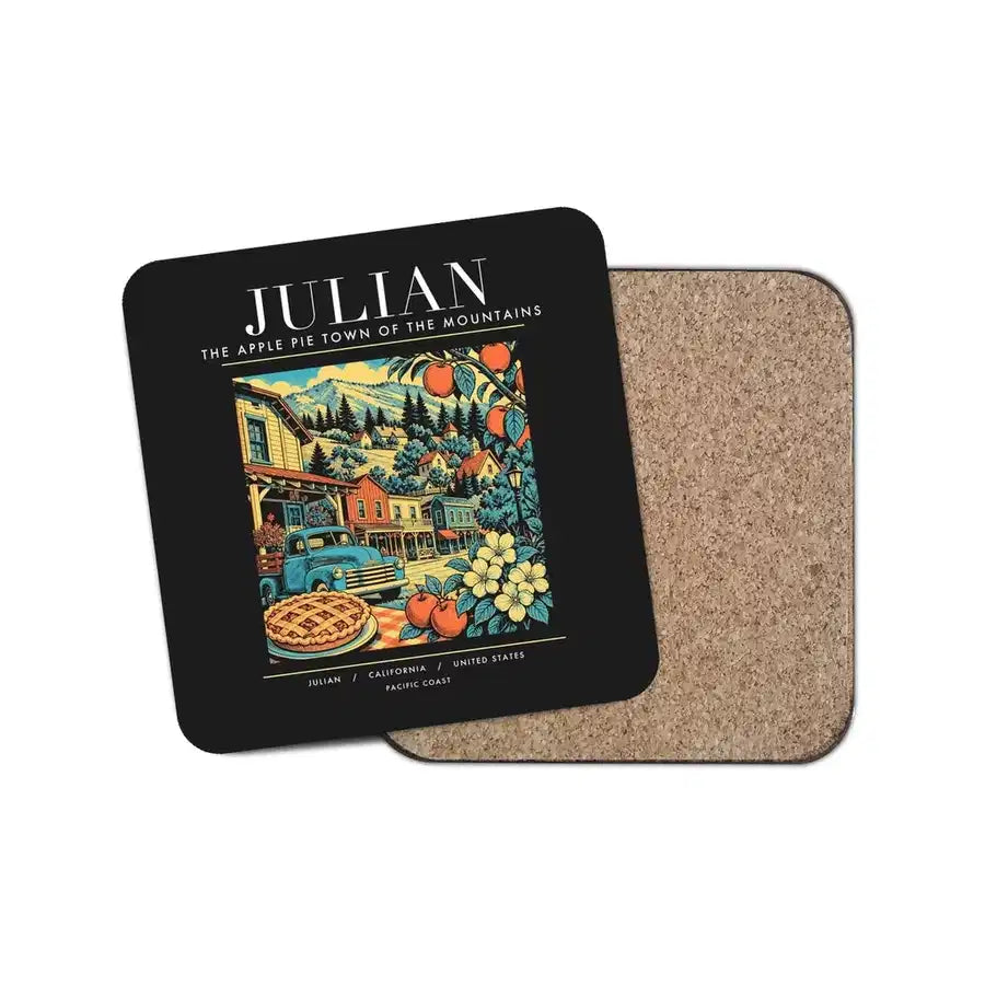 JULIAN - Poster - Coaster - Black