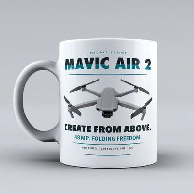 Mavic Air 2 Mug design on white dji