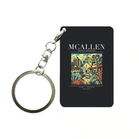Thumbnail for MCALLEN - Poster - Key Chain - Black