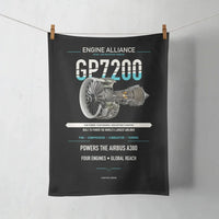 Thumbnail for GP7200 design on black towel