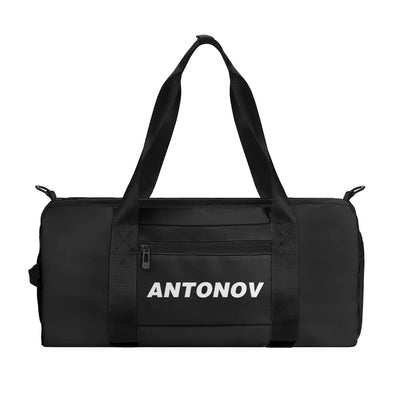 Antonov & Text aviation sports bag in durable nylon.