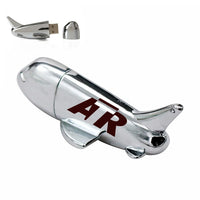 Thumbnail for ATR & Text aviation design on durable metal casing airplane-shape USB drive.