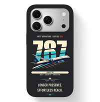 Thumbnail for Boeing 787-10 Dreamliner design on black magsafe iphone case