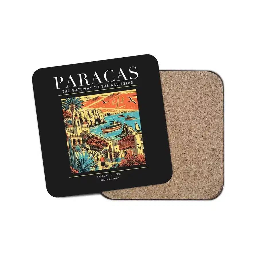 PARACAS - Poster - Coaster - Black
