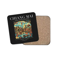 Thumbnail for CHIANG MAI - Poster - Coaster - Black