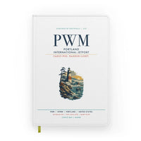 Thumbnail for Portland International Jetport (PWM) design on white notebook