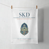 Thumbnail for Samarkand International Airport (SKD) design on white towel