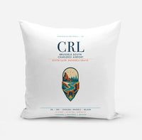Thumbnail for Brussels South Charleroi Airport (CRL) design on white pillow