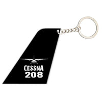 Thumbnail for Cessna 208 & Plane aviation shaped key chain, durable metal alloy.