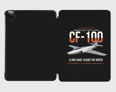 Avro Canada CF-100 Mk5 Canuck Northern All Weather Interceptor design on black ipad tablet case