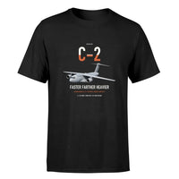 Thumbnail for Kawasaki C-2 design on black double-side t-shirt, single-side print