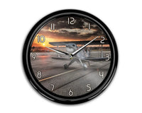Thumbnail for Beautiful Show aviation themed wall clock, premium wood and metal.