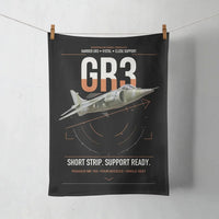 Thumbnail for Hawker Siddeley Harrier GR3 design on black towel
