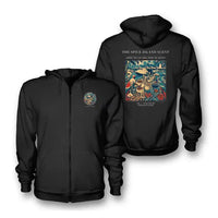 Thumbnail for VINTAGE G4279 - The Spice Island Scent - Premium Zipped Hoodie design on black