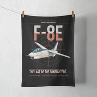 Thumbnail for F-8E Crusader design on black towel