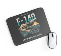 Thumbnail for F-14D Tomcat design on black rectangle mouse pad