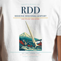 Thumbnail for Redding Regional Airport (RDD) double-side t-shirt design close-up cover
