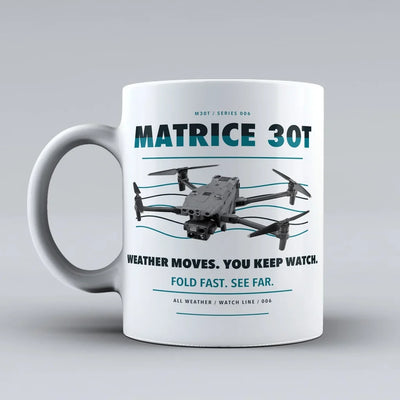Matrice 30T Mug design on white dji