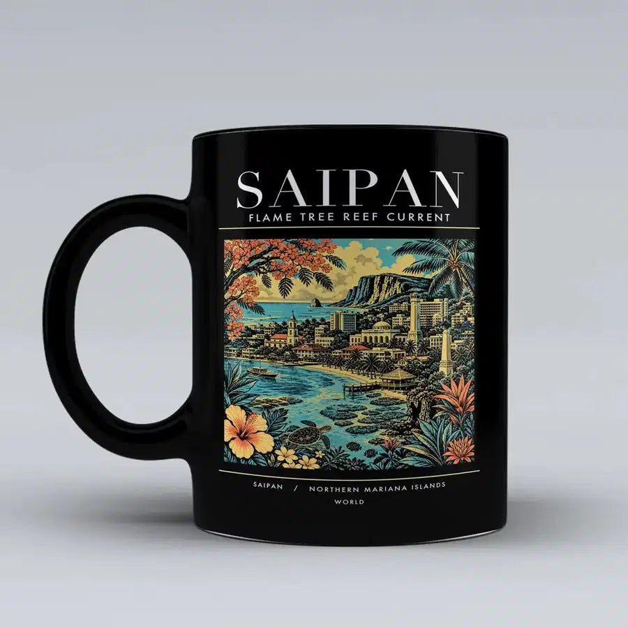 SAIPAN - Poster - Mug - Black