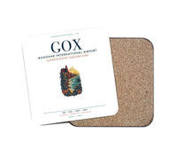 Thumbnail for Manohar International Airport Mopa (GOX) design on white 1 piece coaster