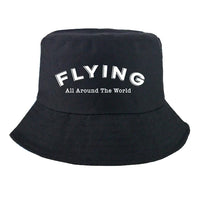 Thumbnail for Flying All Around The World summer hat - black