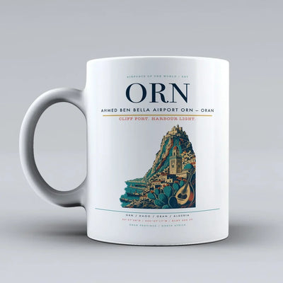 Ben Bella Airport ORN — Oran Mug design on white ahmed